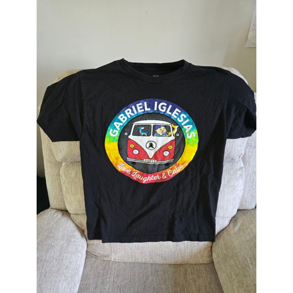 Gabriel Igleias Love, Laughter, and Cake t-shirt size medium